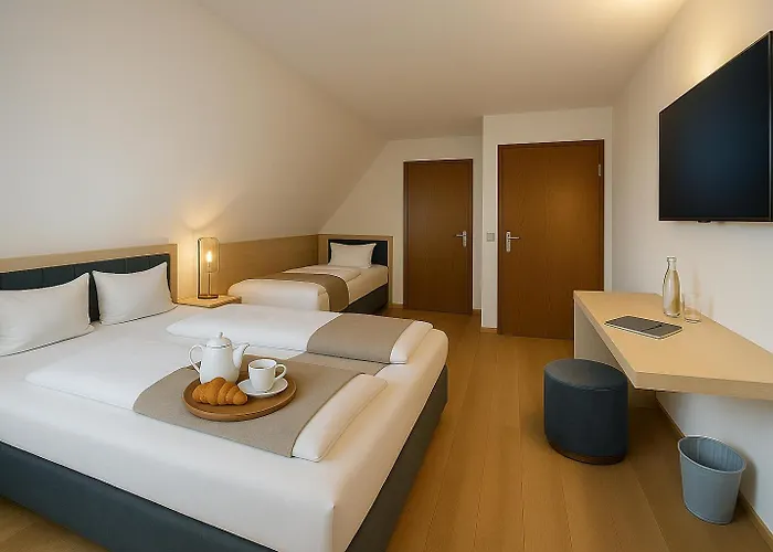Hotel Messehotel Daucher A9 Autobahn 24h Self-check-in Norimberga